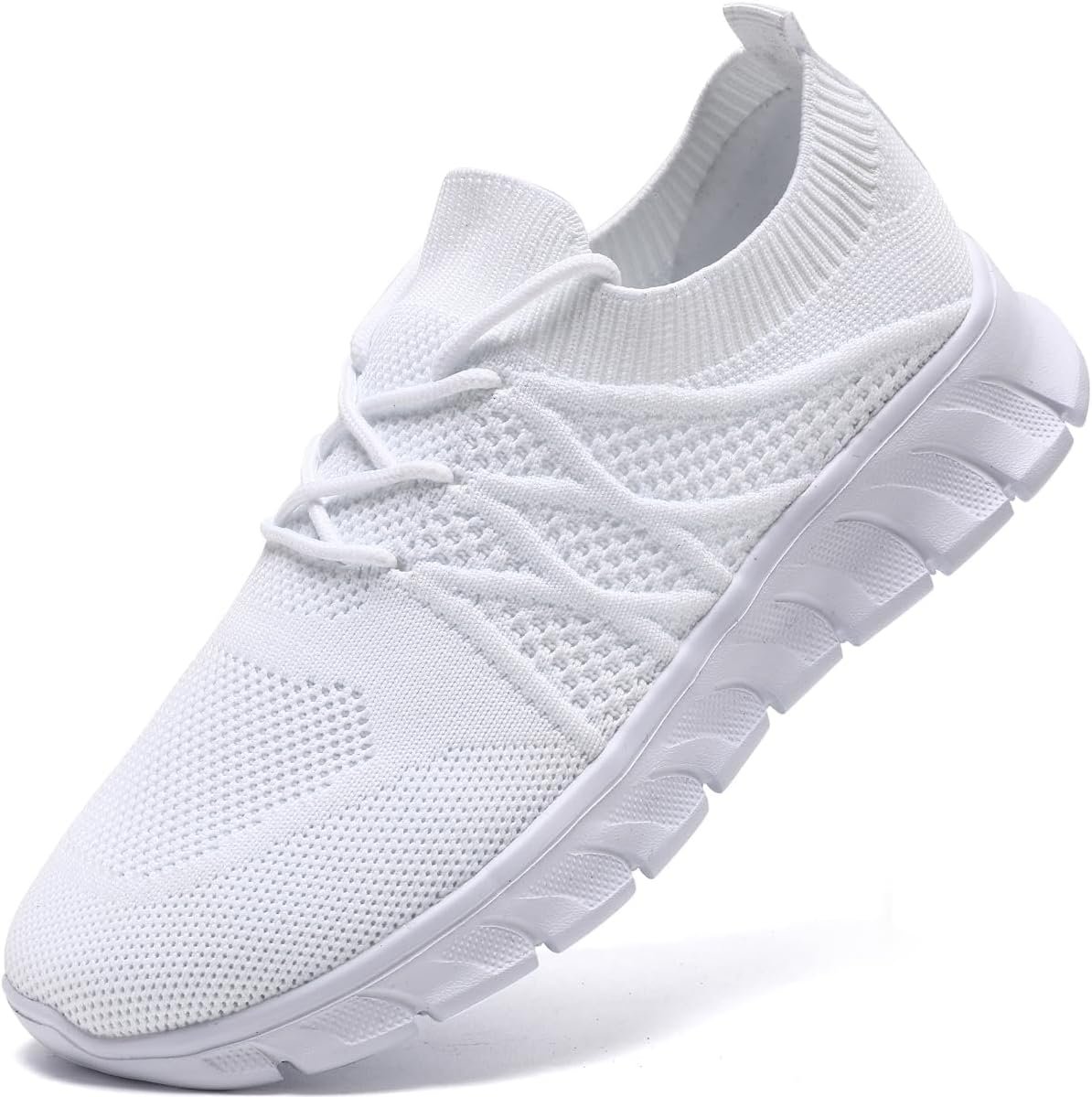 Mens Tennis Shoes Non Slip Breathable Running Walking Gym Athletic Jogging Comfortable Sneakers Lightweight Fashion Road Workout Casual Shoe