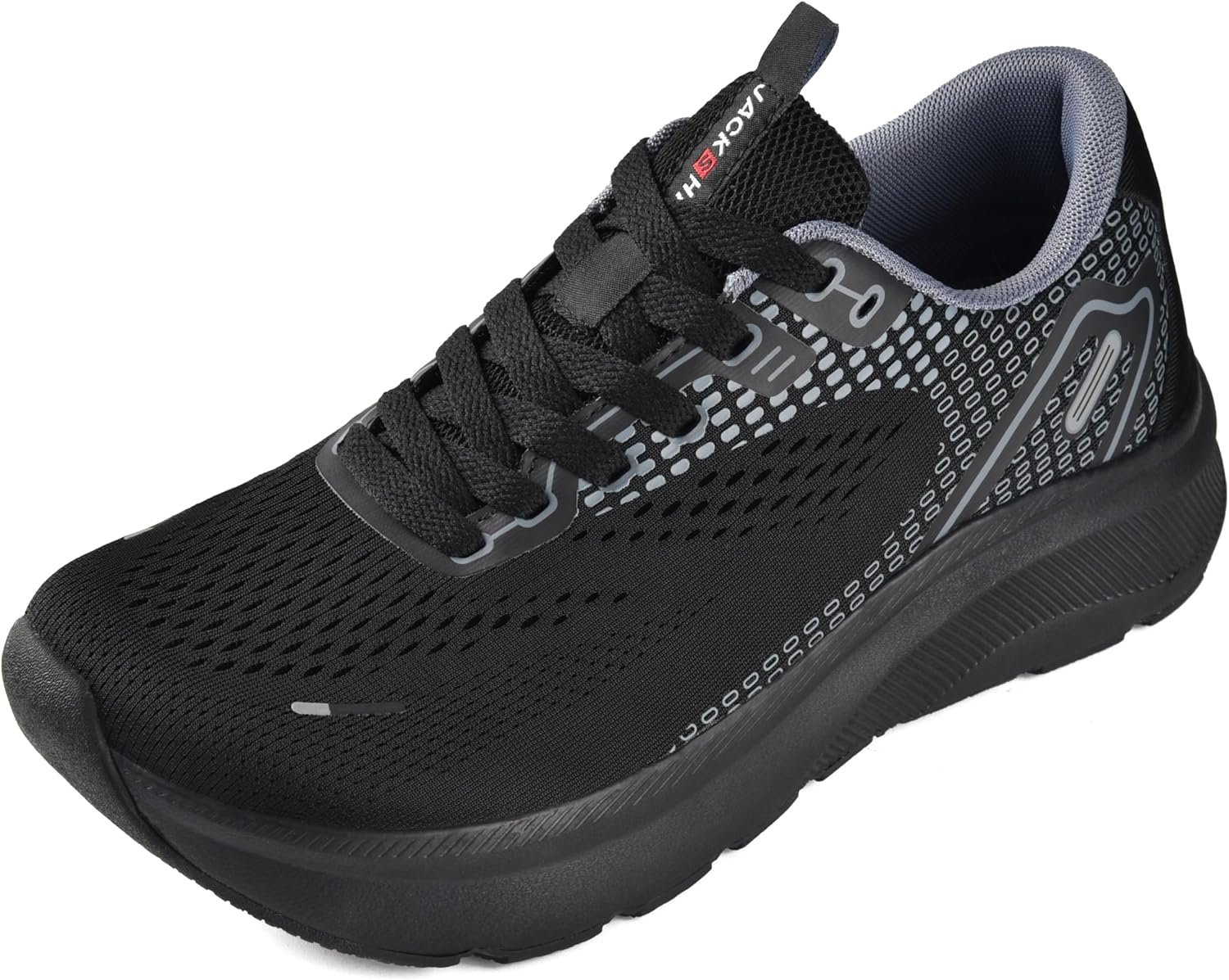 JACKSHIBO Wide Toe Box Shoes Women Arch Support Wide Sneakers for Running Walking Athletic Tennis Orthopedic Plantar Fasciitis Workout with Thick Cushion Zero Drop Sole Width Shoes