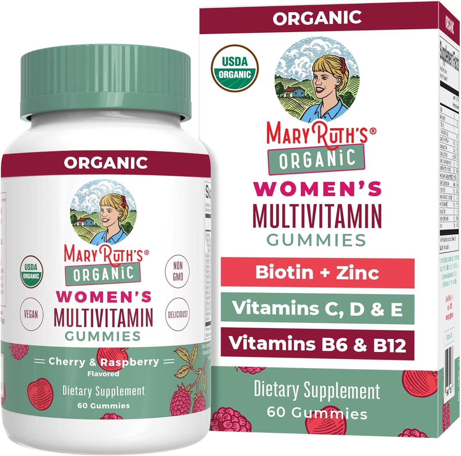 MaryRuth Organics Multivitamin for Women 14 | Women’s Multivitamin Gummies for Immune Support| Skin Health | Sugar Free | Vegan | Non-GMO | 60 Count