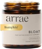 Arrae Fast-Acting Bloating Relief Digestive Enzymes, All Natural Bloat, Gas & Indigestion Relief Capsules, 60 Count