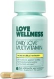 Love Wellness Daily Love Multivitamin for Women | Supports Energy, Cortisol, Immune Health, Stress Relief, & PMS | Complete with Vitamin D, C, Iron, Calcium, Zinc, & Biotin, Magnesium | 60 Count