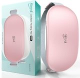 Slimpal Heating Pad for Period Cramps, Plus-Sized Portable Electric Heating Pad, Menstrual Cordless Heat Belt Back, Belly, Waist Pain Relief, Long-Lasting Battery, Gift for Her Girl Women, Light Pink