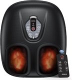 RENPHO Foot Massager Machine with Heat [2026 Upgraded], Shiatsu Foot Massager for Plantar Fasciitis, Birthday Gifts for Women, Cordless Control, FSA Eligible HSA Store Eligible, 2026 New Upgraded, BK
