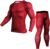 Men’s fitness suit quick-drying printed tights long-sleeved high-elastic training pants sports two-piece set