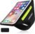 Phone Armband for Running Cell Phone Armband with Zipper Pocket for Earbuds Car Keys, Water Resistant Sport Arm Band for iPhone 16 15 12 11 Pro Galaxy S24 S20 Fit Up to 6.7” with Phone Case