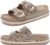 KuaiLu Womens Glitter Sandals with Arch Support Comfortable Orthopedic Cushion Recovery Slides Summer Fashion Sparkly Rhinestones Sandals Slip On Plantar Fasciitis Slippers for Indoor Outdoor